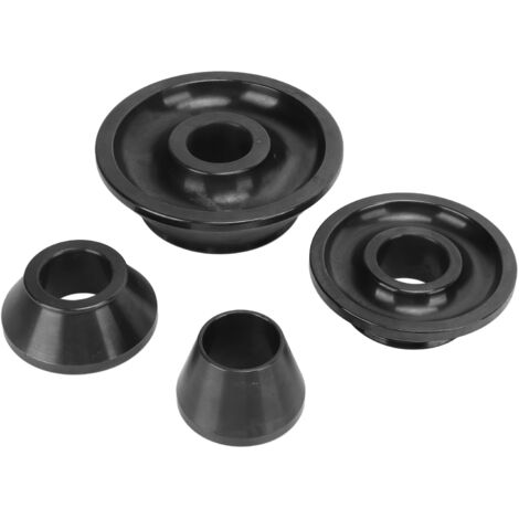 Eosnow Jeu de cônes coniques d'équilibrage de roue en acier au carbone, outil de réparation de pneus de 36mm de diamètre d'arbre pour voiture camion SUV 4 pièces