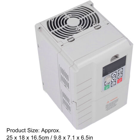 Convertisseur De Fréquence 220V Monophasé Vers 380V Triphasé 2.2KW VFD | Variateur De Vitesse Moteur, Contrôle PID - 5
