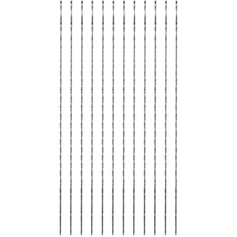 Eosnow – Lot de 12 lames de scie à chantourner – Acier au carbone – Pour bois, métal, plastique – Sciage en courbe, coupe fluide
