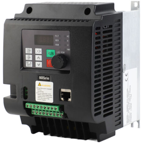 Eosnow – Convertisseur de fréquence monophasé 220V à triphasé 380V 5,5 kW – Contrôle vectoriel – Compatible broyeurs et pompes à eau