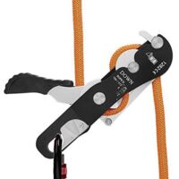 Descendeur D’escalade Yosoo – Alliage Alu Ultra-résistant Pour Cordes De 10 à 12 Mm, Freinage Précis Et Super Maniable