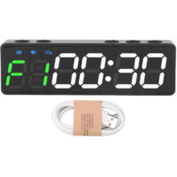 1.5 Pouce 6 Chiffres Gym Minuterie, LED Intervalle Minuteur Compte à Rebours NuméRique Horloge 1.5 Pouce 6 Chiffres Gym Minuterie, LED Intervalle Minuteur Compte à Rebours NuméRique Horloge