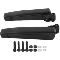 Eosnow – Accoudoirs de siège réglables pour voiture – Éponge PU résistante aux chocs – Angle réglable 0-120° – Compatible voitures, camions, caravanes