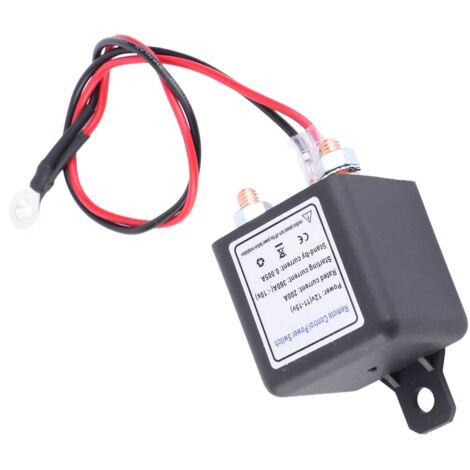 Autobatterie-Trennschalter, Stromabschaltung, Kill-Schalter mit Fernbedienung, Kupferklemme für Automobile, 12 V, 200 A