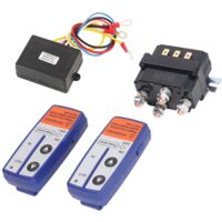 Produktbild von Seilwinden-Relais 12V 250A Mit Funkfernbedienung – Kabelloses Set Für ATV, Schneemobil & Co. (2 Fernbedienungen)
