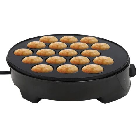 Eosnow Macchina Takoyaki per uso domestico Macchina per la colazione con palla di polpo Mini teglia elettrica Macchina per la colazione Spina 220‑240VEU