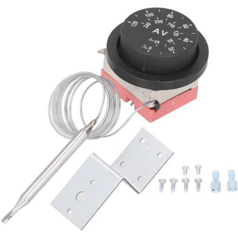 Eosnow Interruttore termostato ventola elettrica regolabile Kit sonda di controllo della temperatura a 3 pin