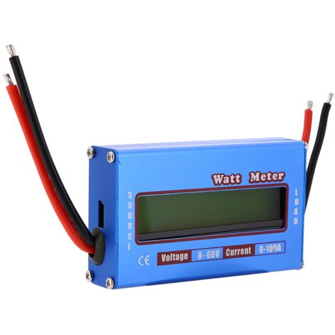 Eosnow 1 Pz/lotto RC Digital Wattmetro Watt Meter Misuratore di Potenza Checker DC 60 V 100A Tensione di Equilibrio Della Batteria