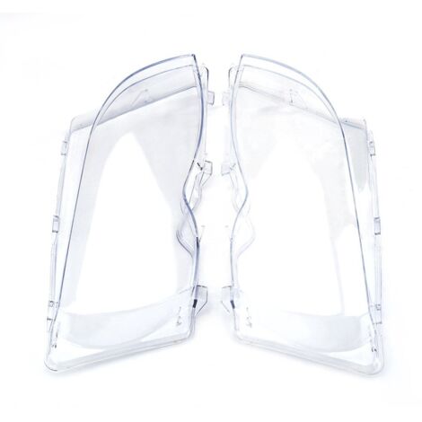 Eosnow Cubierta de lente transparente para faro de coche, 2 uds., para E46 4D 320i/325i/325xi/330i/330xi 02-05 63126924043 63126924044 (1/5)