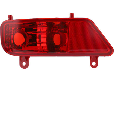 Eosnow Reemplazo de accesorios de coche de montaje de luz antiniebla trasera roja para PEUGEOT 3008 2009-2016