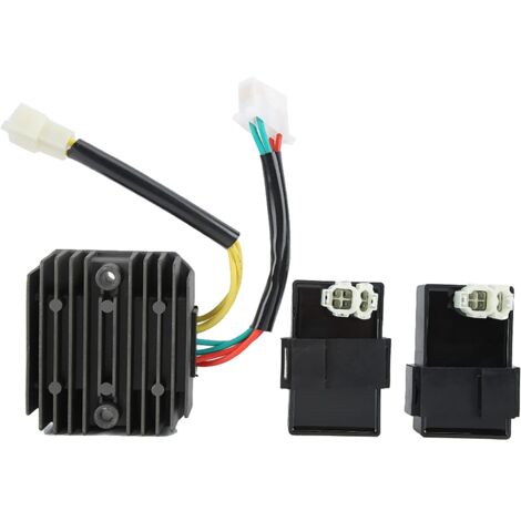 Eosnow 3 unids/set CDI doble encendido + rectificador regulador apto para XL 600 V Transalp 1989-1996