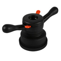 Eosnow Herramienta de cambio de neumáticos de equilibrador de ruedas con tuerca de ala de cubo de liberación rápida (diámetro de rosca 40 mm, paso 3 mm)