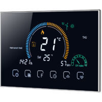 Eosnow Termostato inteligente programable 5 + 1 + 1 seis períodos Control por aplicación de voz retroiluminación LCD termorregulador de calentamiento de agua