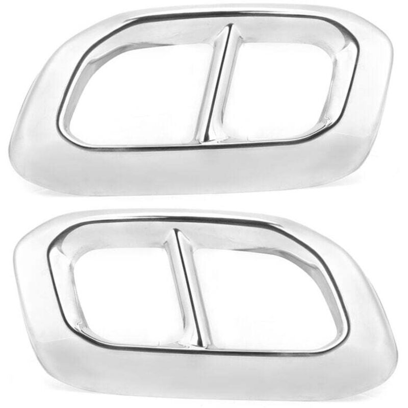 2 pièces en acier inoxydable queue gorge 4 sorties garniture pour