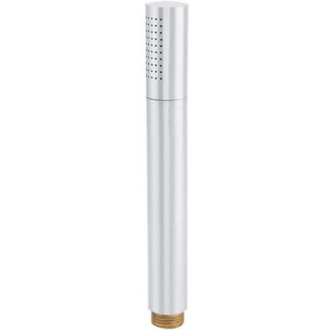 Pommeau de Douche à Main, Matériau en Cuivre, Poli, Prise Confortable, Détachable, Réutilisable, Filetage G 1/2, 19,2 2,4 2,4 Cm, pour Salle de Bain (1/4)