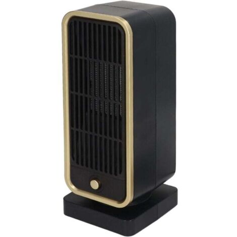 Silent Ceramic Fan Heater - 3S Heating, Energy Saving, Tilt Protection, 500W, with Advanced PTC Ceramic Heating, Safe Use, Heat Insulation, ABS Material (US Plug 110V) (1/4)