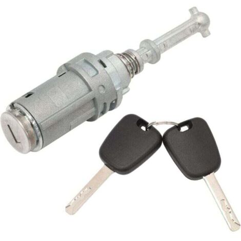 KIT Serrure + Barillet pour Porte Avant Gauche Citroen C2 C3 C3 PLURIEL + 2 clés