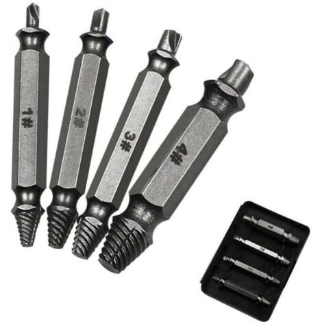 Kit 6 En 1 D'extracteurs Pour Vis Et Goujons Cassés - Uxcell - Neuf Sous Blister