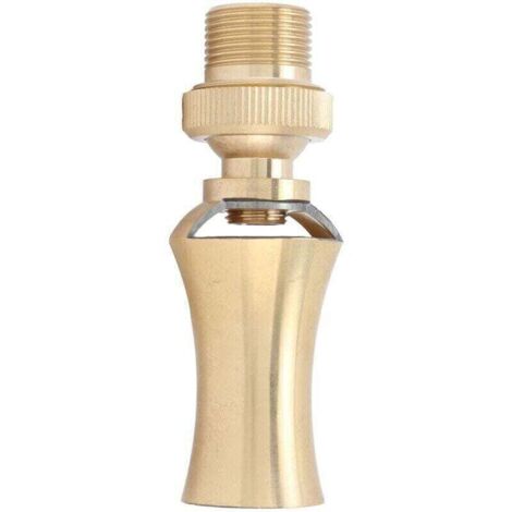 Tour de glace en laiton cèdre fontaine à eau buse tête de pulvérisation réglable étang SprinklerG1/2 filetage femelle G3/4 filetage mle 25mm (1/4)