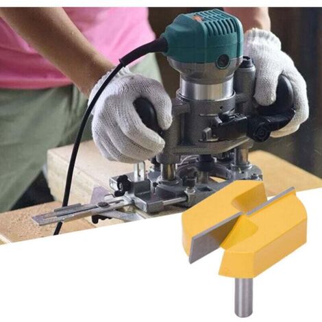 Fraise à bois pour rabotage de surface inférieure 8 x 57 mm (1/4)