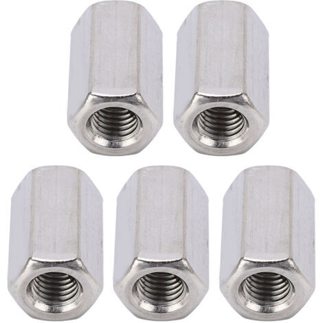 KEEDA Lot 4 Écrous Hexagonaux M17 En Alliage Aluminium – 17 Mm, Filetage 1,0 Mm – Pour Voiture RC 1/8 HSP Redcat Himoto (Bleu)