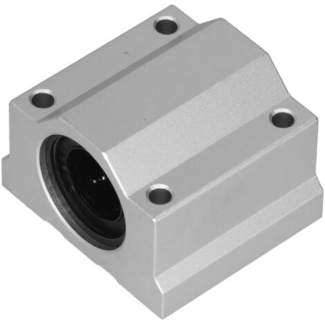 Bloc coulissant SCS25UU, palier à billes en alliage d'aluminium fermé pour machinerie. (1/5)