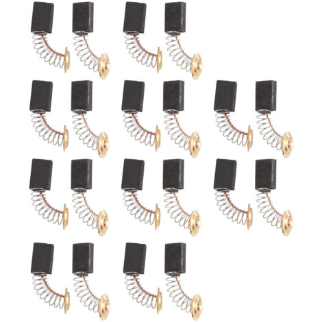 4pcs Balais De Charbon Moteur 5x5x16mm Avec Fil Cuivre 12-24V - Pour Pompe, Essuie-Glace, Ventilateur