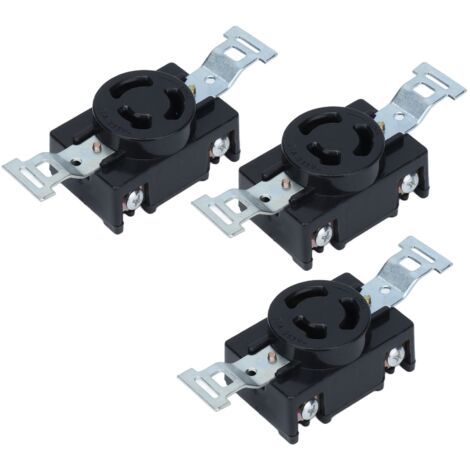 Lot de 3 prises pour générateur en nylon et bronze carboné haute durabilité, installation facile, prise pour générateur à 3 trous (1/5)