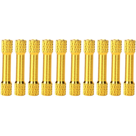 Lot De 10 Entretoises En Aluminium M12 - Dimensions : 12,7 Mm ID X 20 Mm OD X 9,5 Mm L - Neuf - Marque Uxcell