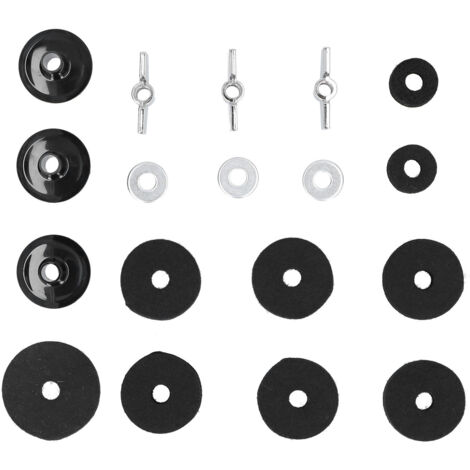 Lot de 18 rondelles papillon de rechange pour cymbales, accessoires pour batterie. (1/5)
