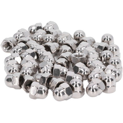 Kit de 50 écrous borgnes en acier inoxydable 304, accessoires de fixation pour la maintenance et la réparation (M6) (1/5)