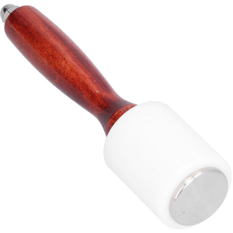 Marteau en caoutchouc de 27 mm, manche en caoutchouc antidérapant, maillet souple double face avec pour