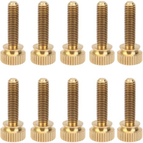 4x écrou moleté M5 plastique insert acier bouton molette