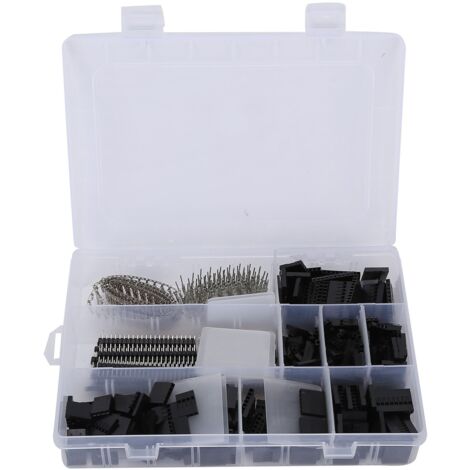 Kit de connecteurs mâles et femelles à broches de 2,54 mm pour câbles de connexion