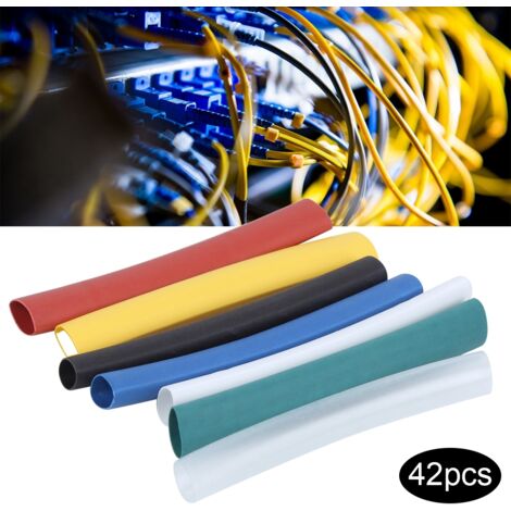 QUARKZMAN 30 Embouts Thermorétractables 8 Mm X 35 Mm Ratio 3:1 Avec Colle – Étanche & Isolant Électrique Noir