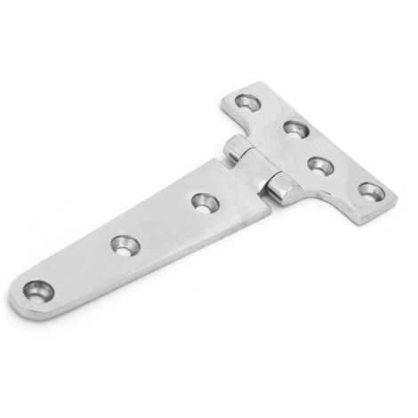 Charnière T Inox 316 Marine 152x76 Mm – 2 Pièces Robuste Pour Bateau, Yacht, Hors-Bord