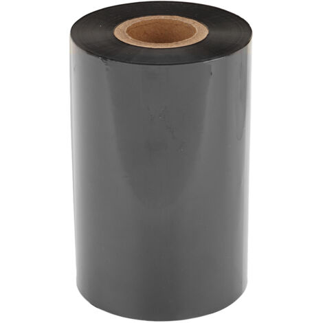 Ruban de cire pour transfert thermique 100 mm x 300 m, 3 couches, antistatique, à faible usure, pour imprimante de codes-barres et étiquettes cirées. (1/5)