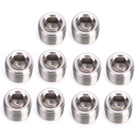 Bouchon Gazéification Acier Inoxydable Yheonver Lot De 2 Bouchons De Carbonation En Acier Inoxydable 304 5/16 Barb, Type De Verrouillage à Balle, Convient Pour Bouteilles En PET Pour Boissons Douces, Kegging à