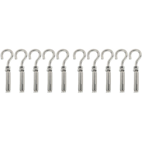 Lot de 10 boulons d'expansion en acier inoxydable avec trou de fixation pour équipements de communication médicale (1/5)