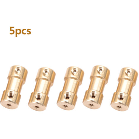 WIIYENA Kit Moteur 130 Pour Bateau RC – Accouplement Cuivre + Arbre 15 Cm – Lot De 2 – Mise à Niveau Modélisme Naval