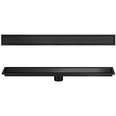 Trywise Drain Linéaire Caché 60cm Acier Inoxydable 304, Évacuation Salle de Bain Extra-Longue avec Système Anti-odeurs, Canal de Drainage Invisible (1/4)