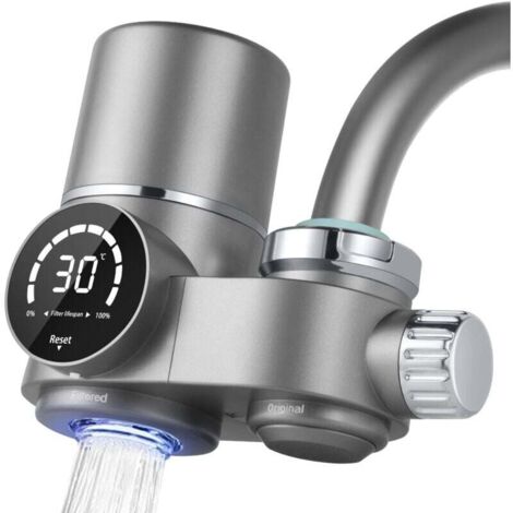 Water Filter Tap, Water Filter System with LED Display, Includes 1