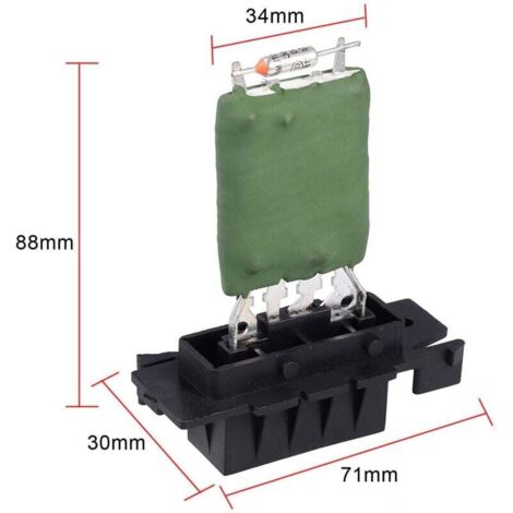 Résistance pour ventilateur de chauffage 13248240, 55702407, 77364061 ...