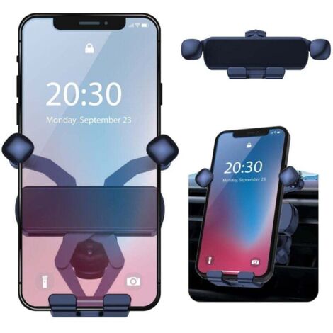 Support Téléphone Voiture, Gravité Porte Telphone Universel Support Smartphone à Grille d'Aération avec Rotation 360°, pour Phone12/12 Pro, Samsung(4.7 ''- 6.8 '') (1/4)