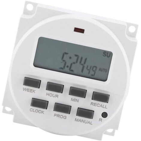 Minuterie électronique Programmable 12V, relais nu... – Grandado