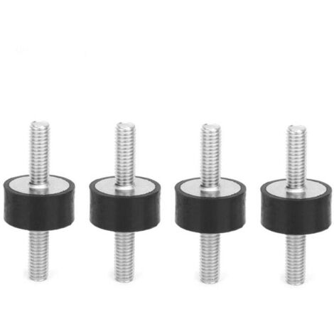 Zoternen 4pcs M6 monte en caoutchouc mâle anti-vibration SILENTBLOCK CAR BOATBINS (VV20 10 M6 18) (1/4)
