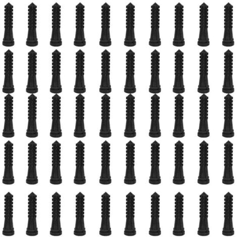 50 Pices Poulet PluckerAttachment Volaille et Volaille Robot Culinaire De-Plume Retrait des Doigts Remplacement du Baton en Caoutchouc pour Les Pices Automatiques de la(Le Noir) (1/4)