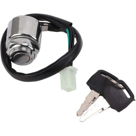 Interrupteur à Clé D'Allumage 4 Fils - Remplacement Neiman Quad Pour TAOTAO 50 90 110 125 Cc ATV Go Kart