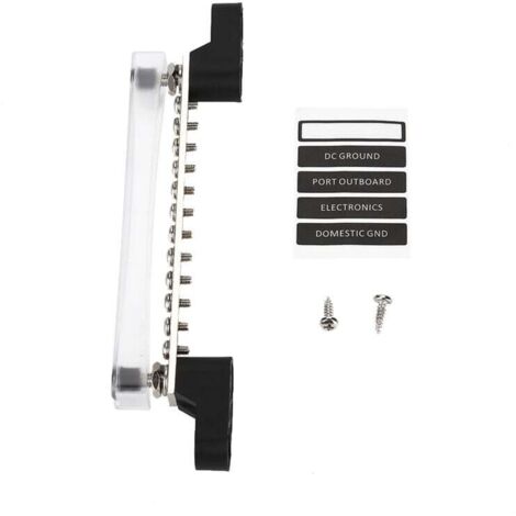 BLOC DE DISTRIBUTION d'énergie 150A, barre omnibus marine M6 pour