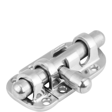 2pcs Serrure de meuble en acier inoxydable, Targette de porte de grange 2pcs Serrure de meuble en acier inoxydable, Targette de porte de grange